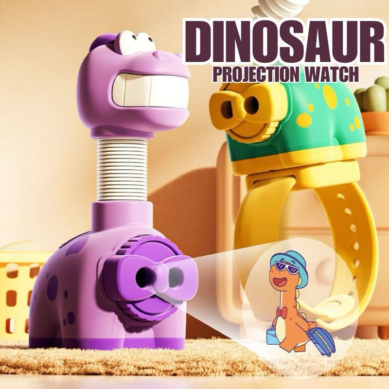 Montre tube pop à projection dinosaure - 81A