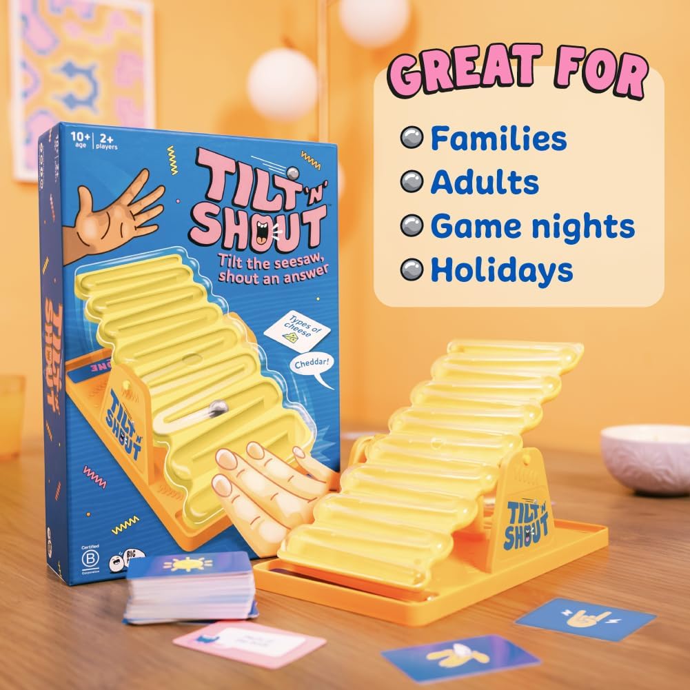 Tilt 'n' Shout : Un jeu de société familial et rapide - 602
