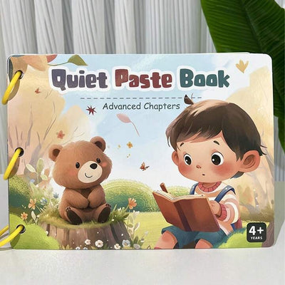Libro de actividades temprano de pasta silenciosa y aprendizaje avanzado multiescenario, 25 páginas