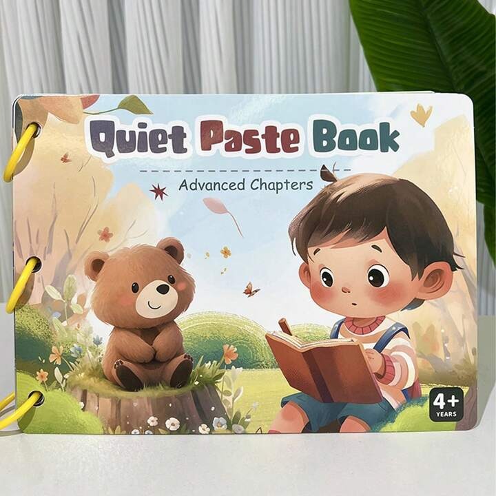Libro de actividades temprano de pasta silenciosa y aprendizaje avanzado multiescenario, 25 páginas