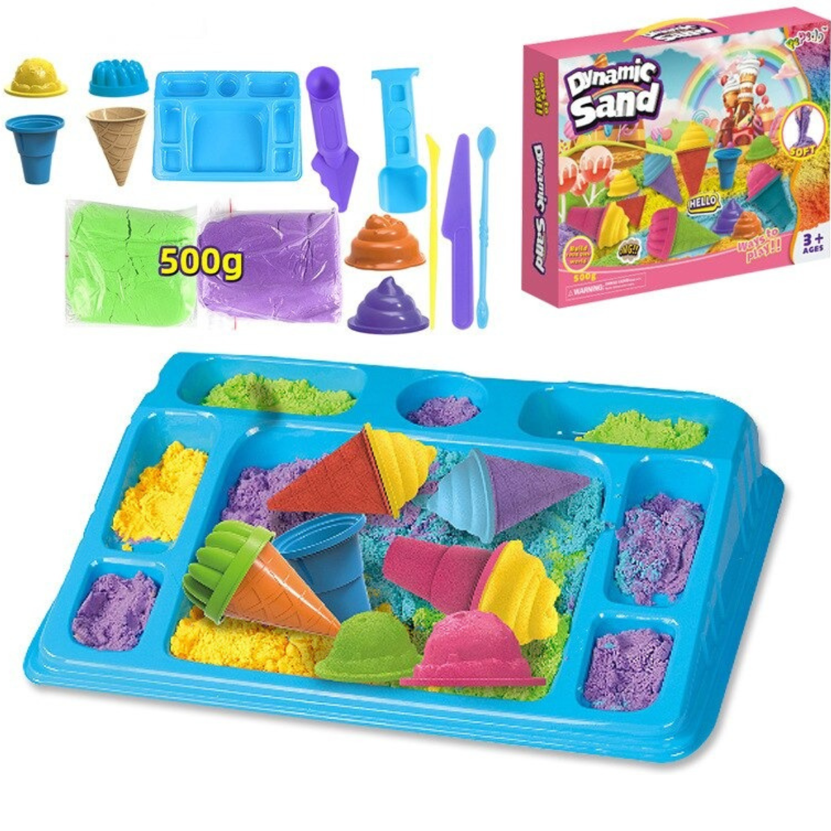 Dynamic Sand™ - Geniet van spelen en creëren met zand! - Kinetisch zand