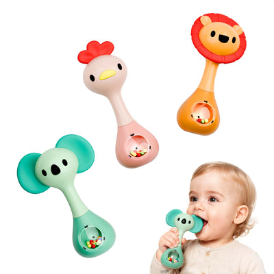 Fidtoy Lot de 5 jouets de dentition et hochets pour bébés nouveau-nés