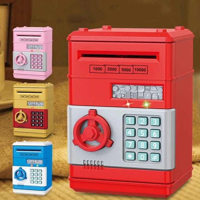 Tirelire électronique bancaire avec distributeur automatique de billets pour enfants - 507