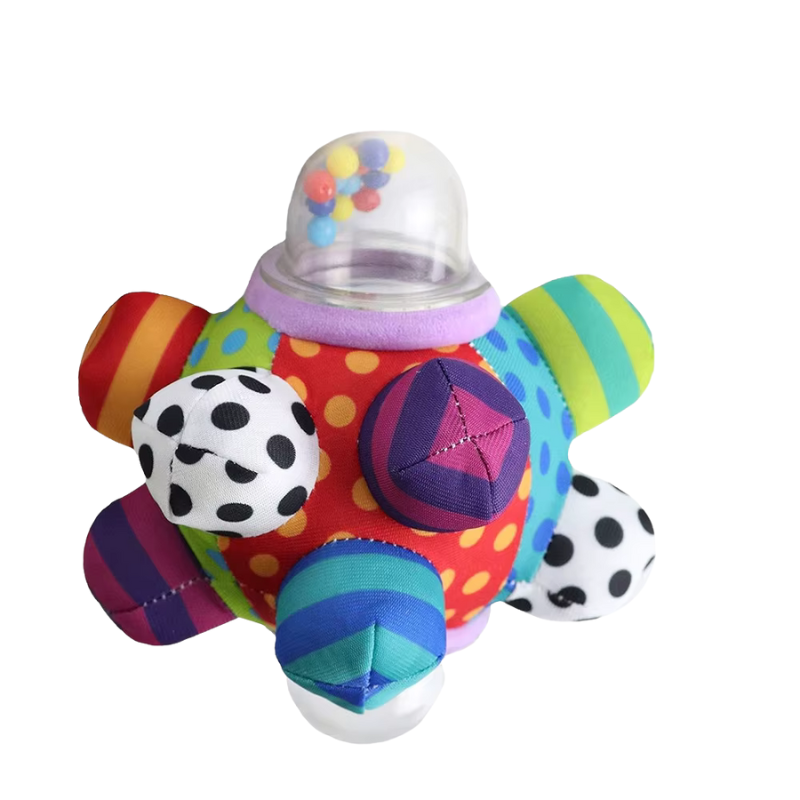Colorful Musical Rattle – Montessori Baby Sensory Toy for Newborns & Toddlers