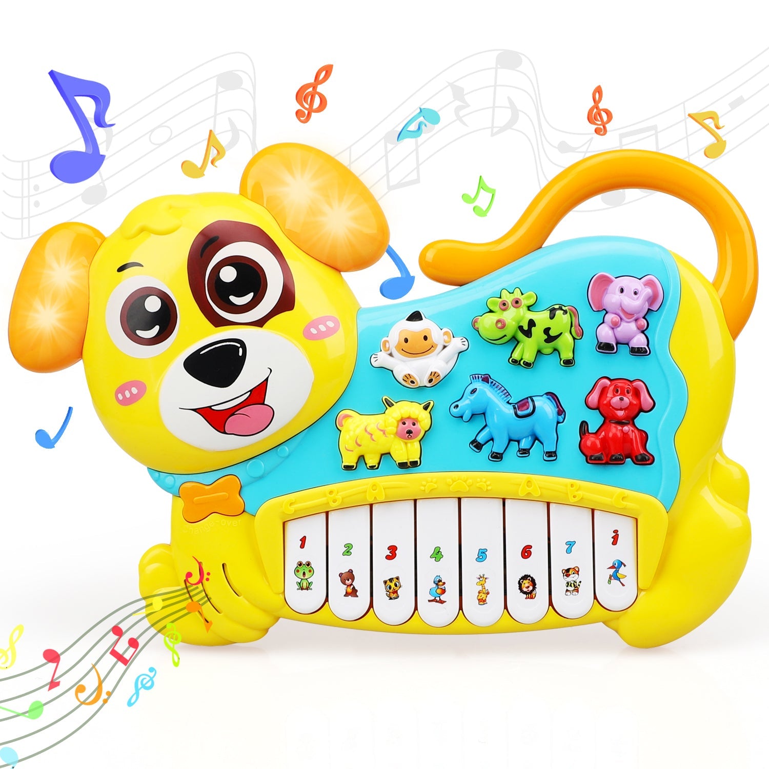 Fidtoy Piano Musical pour Chiens Jouet Musical pour Bébés de 0 à 36 Mois