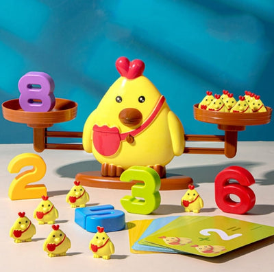 Fidtoy Chick Balance Mental Maths Learning Kit for Kids Educational Counting Balance Toy Early Math Learning Game