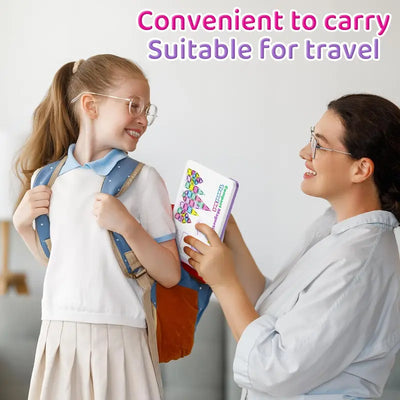 TravelTiles™ Mini Kit Magnético de Construcción - Mantiene a los Niños Entretenidos y Aprendiendo en Cualquier Lugar
