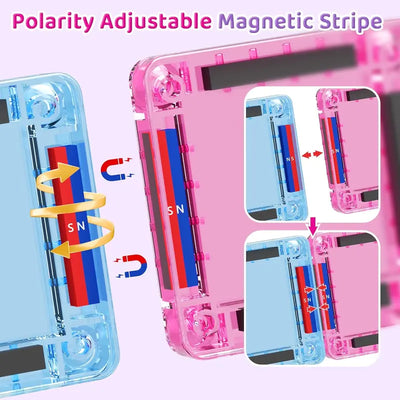 TravelTiles™ Mini Kit Magnético de Construcción - Mantiene a los Niños Entretenidos y Aprendiendo en Cualquier Lugar