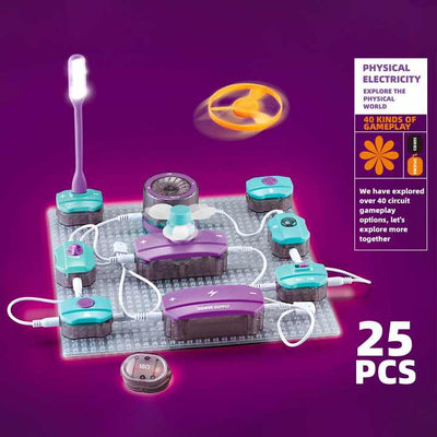 Bloques de circuitos electrónicos para la educación científica - 25 piezas