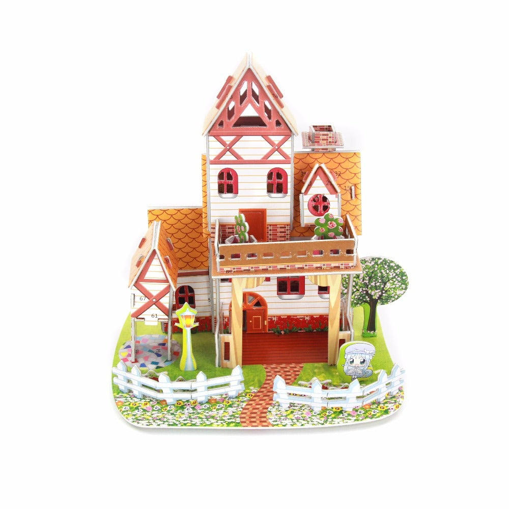 Set de Rompecabezas 3D de Espuma "Villa" para Armar - 488