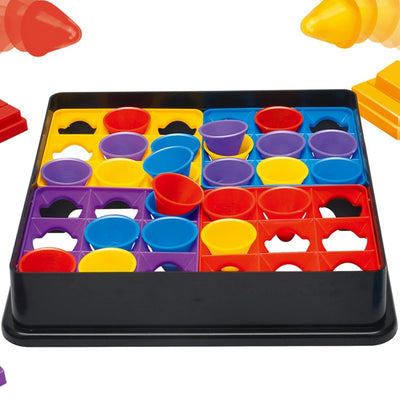 Fidtoy Bouncy Hat Hand Brain Coordination Family Game for Kids – Interactive Tabletop Launcher Game for Hand Eye Coordination, Party Fun & Family Game Night