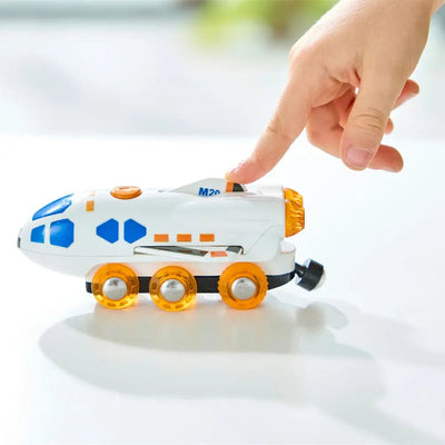 Fidtoy 2-in-1 Space Shuttle Train - Transforming Toy with Lights and Sounds