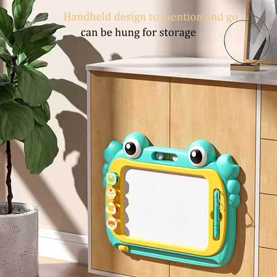 Tableau de dessin magnétique Fidtoy pour les tout-petits de 3 à 5 ans – Planche à gribouiller interactive pour la maison, les voyages et le développement de la motricité fine