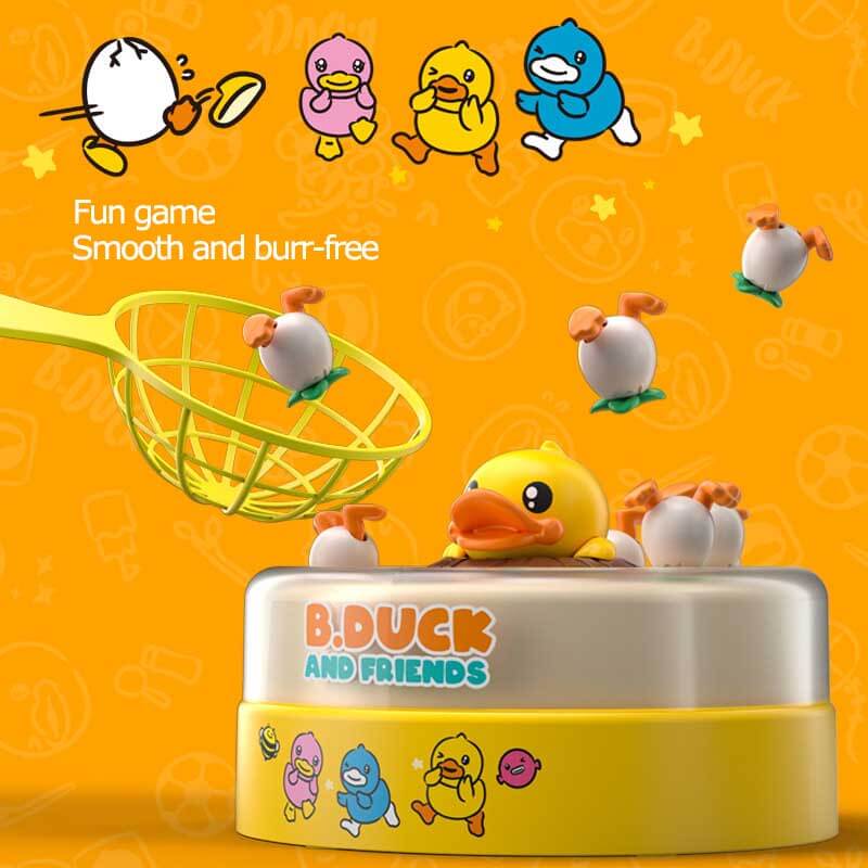 Fidtoy Duck Catching Game with Music Lights and Jumping Eggs