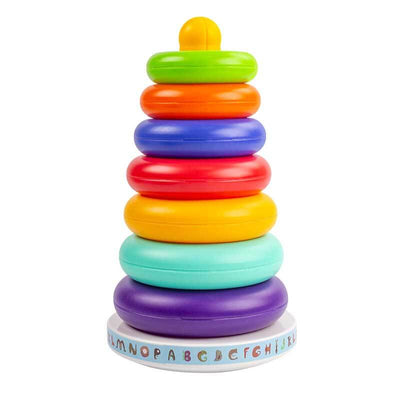 Fidtoy Juguete Apilable de Anillas para Bebés, Juguete Sensorial Educativo
