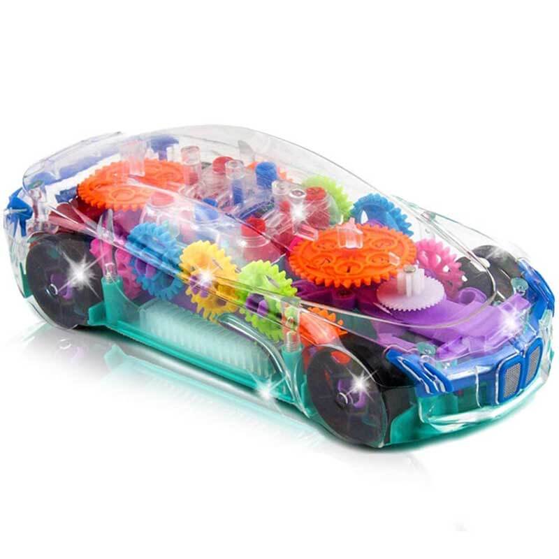 Fidtoy BrightDrive Voiture Cascadeuse Musicale Avance et Recule – Jouet Interactif Autonome pour Tout-Petits