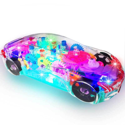Fidtoy BrightDrive Voiture Cascadeuse Musicale Avance et Recule – Jouet Interactif Autonome pour Tout-Petits