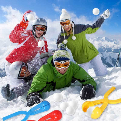 Fidtoy Ensemble Fabricant de Boules de Neige Jouets d'Extérieur Hiver pour Enfants