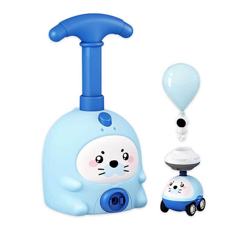 Fidtoy Coche de juguete propulsado por globos para niños pequeños de 1 a 5 años | Aprendizaje STEM y carreras y vuelos de doble modo