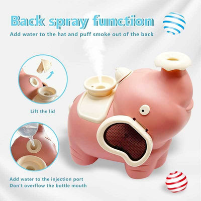 Título del producto: Juguete andador Fidtoy Elefante soplador de bolas para niños pequeños | Juguete interactivo musical con LED