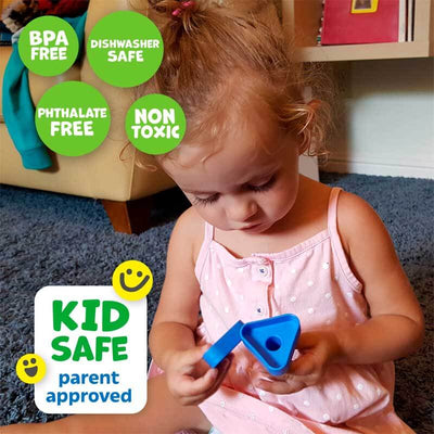 Fidtoy Jumbo Nuts and Bolts STEM Toy for Toddlers | Montessori Fine Motor Skills & Educational Learning Set