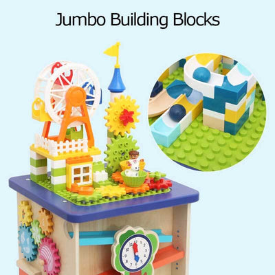 Fidtoy - Jouet d'éveil 13 en 1 pour tout-petits – Jouet éducatif Montessori pour la maison, les voyages et les moments calmes à la maternelle