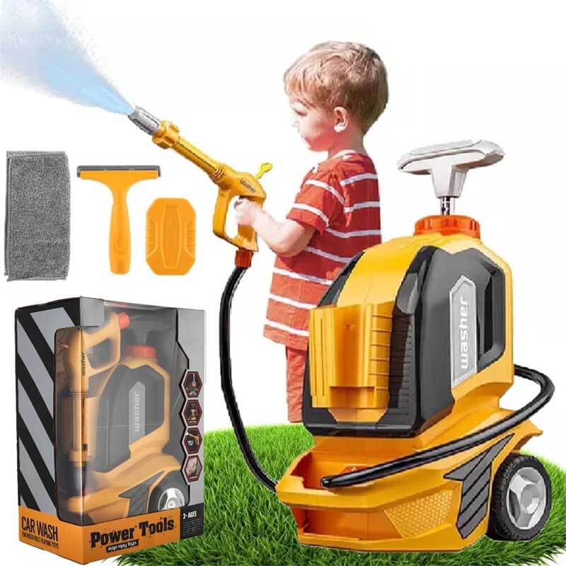 Juguete Hidrolavadora Fidtoy para Niños – Juego de Agua al Aire Libre para Lavado de Autos y Destreza