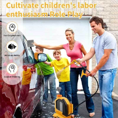 Juguete Hidrolavadora Fidtoy para Niños – Juego de Agua al Aire Libre para Lavado de Autos y Destreza