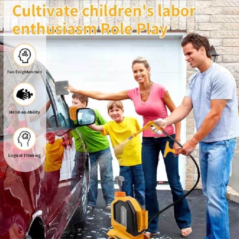Juguete Hidrolavadora Fidtoy para Niños – Juego de Agua al Aire Libre para Lavado de Autos y Destreza