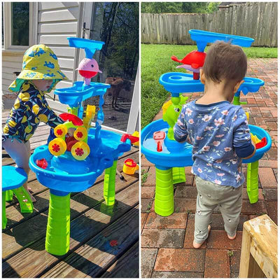 Fidtoy Water Table Play Set 3 Tier Outdoor Sand Water Toy