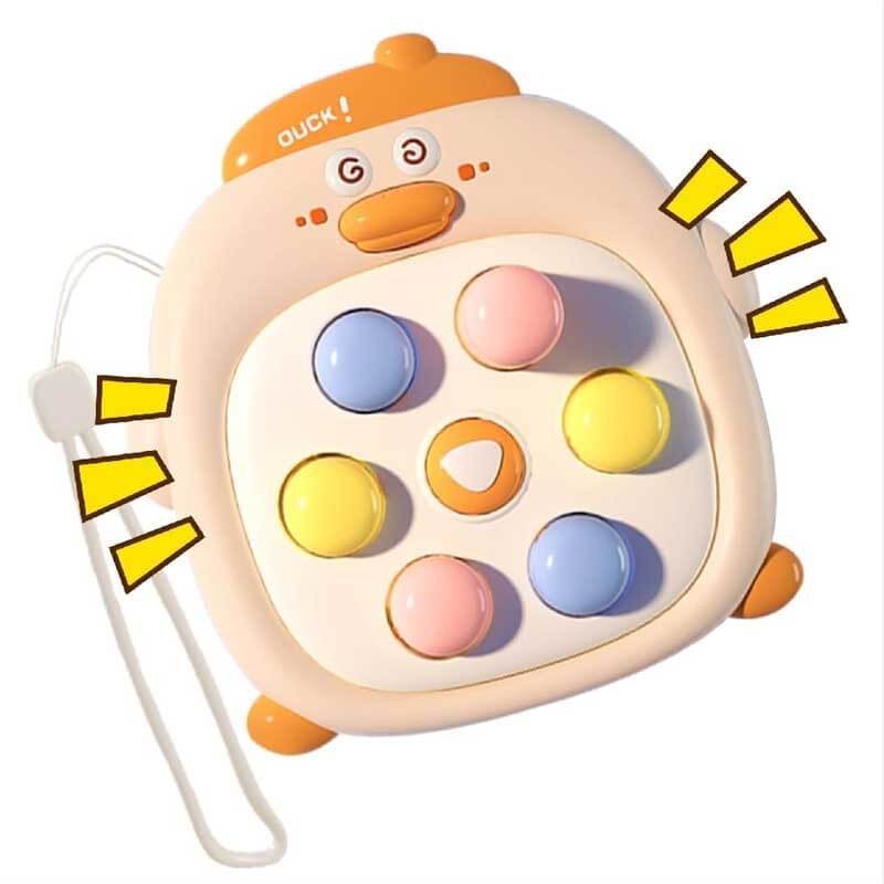 Fidtoy Mini Juego de Atrapar Topos Portátil – Juguete Interactivo para Niños Pequeños, Niños y Adultos