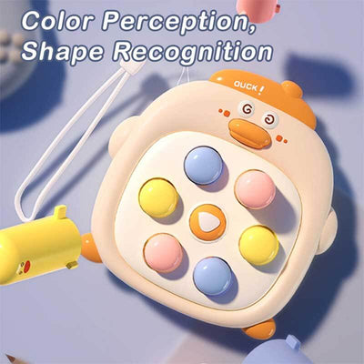 Fidtoy Mini Juego de Atrapar Topos Portátil – Juguete Interactivo para Niños Pequeños, Niños y Adultos