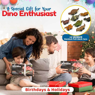 Fidtoy Dinosaur Toy Playset 45 Piece Dino World Figures Set