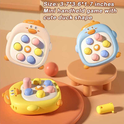 Fidtoy Mini Juego de Atrapar Topos Portátil – Juguete Interactivo para Niños Pequeños, Niños y Adultos