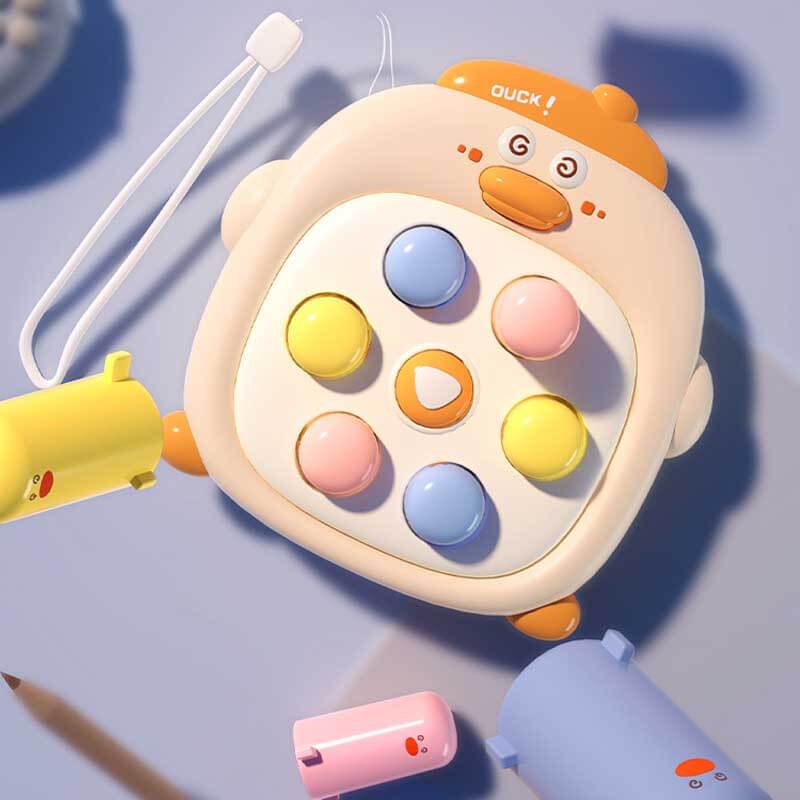 Fidtoy Mini Juego de Atrapar Topos Portátil – Juguete Interactivo para Niños Pequeños, Niños y Adultos