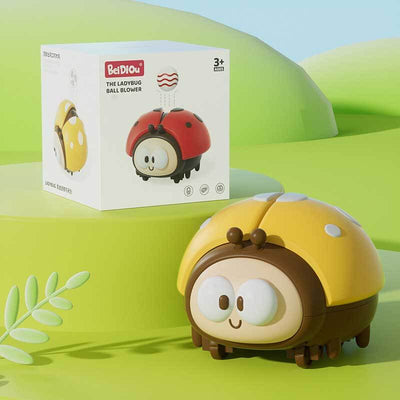 Fidtoy – Jouet Balle Coccinelle Soufflante – Jouet Sensoriel Flottant pour Enfants 3 ans et plus