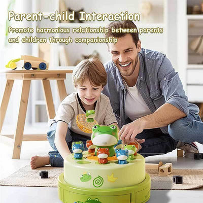 Fidtoy Duck Catching Game with Music Lights and Jumping Eggs