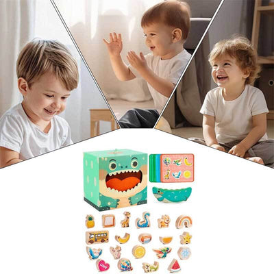 Fidtoy Animal Stacking Building Blocks | Montessori Toy for Toddlers