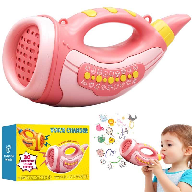 Fidtoy Animal Sounds Horn Toy for Toddlers Interactive Learning & Lung Training