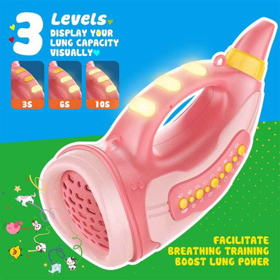 Fidtoy Animal Sounds Horn Toy for Toddlers Interactive Learning & Lung Training