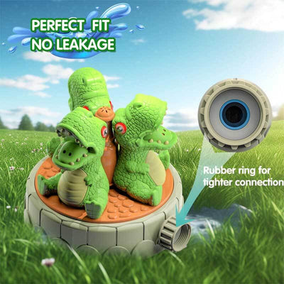 Fidtoy Jouet arroseur d'eau Dinosaure pour enfants, amusement estival en plein air