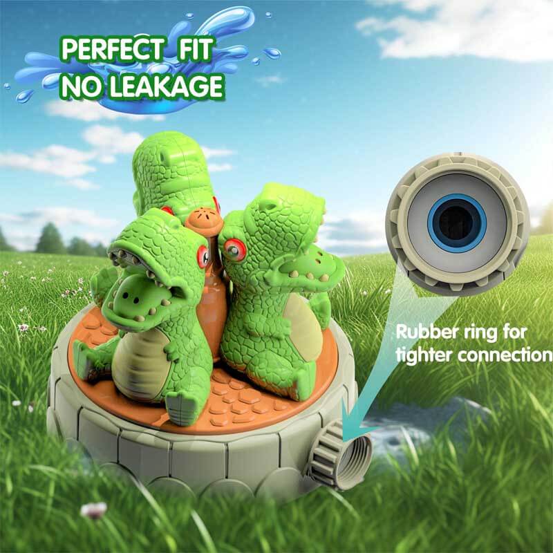 Fidtoy Jouet arroseur d'eau Dinosaure pour enfants, amusement estival en plein air