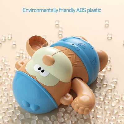 Fidtoy Bath Toy for Toddlers Wind Up Swimming Water Toy Baby Bathtub Toy for 1 2 3 Year Old Kids Bath Time Fun Sensory Play Pool Beach Toy
