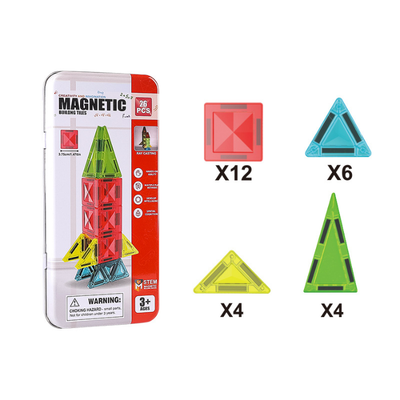 TravelTiles™ Mini Kit Magnético de Construcción - Mantiene a los Niños Entretenidos y Aprendiendo en Cualquier Lugar