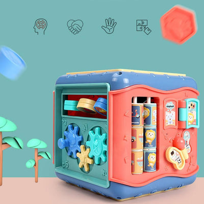 Juguetes Educativos Hexaedro Bebé - Tablero de Actividades de Aprendizaje