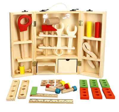Juego de herramientas de madera