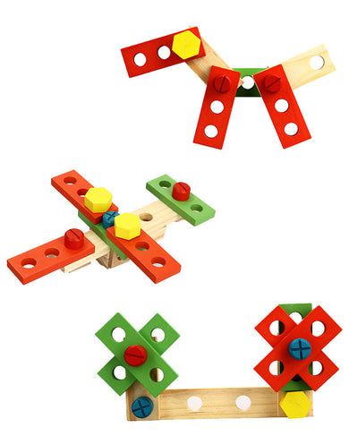 Juego de herramientas de madera