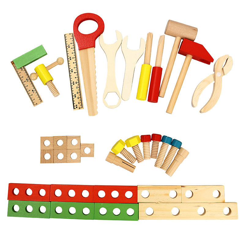 Juego de herramientas de madera
