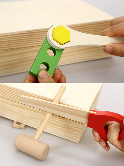 Juego de herramientas de madera