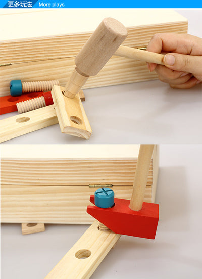 Juego de herramientas de madera